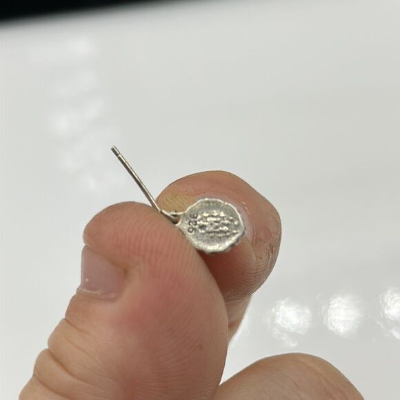 Religious sterling silver earrings 925 - Picture 3 of 3